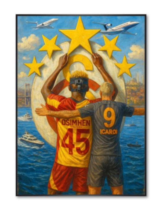Victor Osimhen + Mauro Icardi in Istanbul
